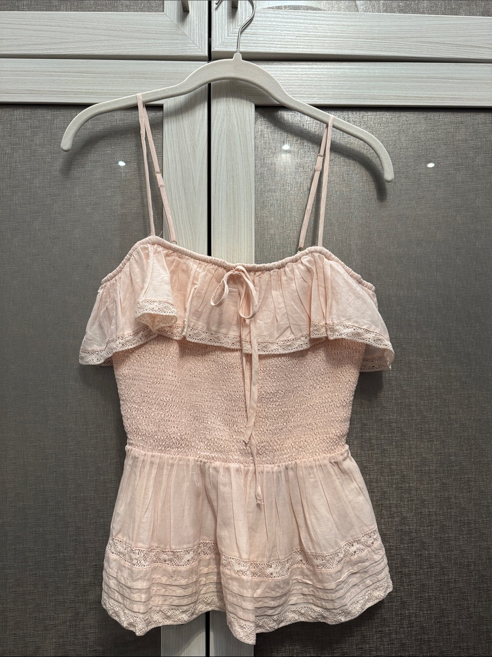 Soft Pink Ruffle Camisole Top - Women Intimates